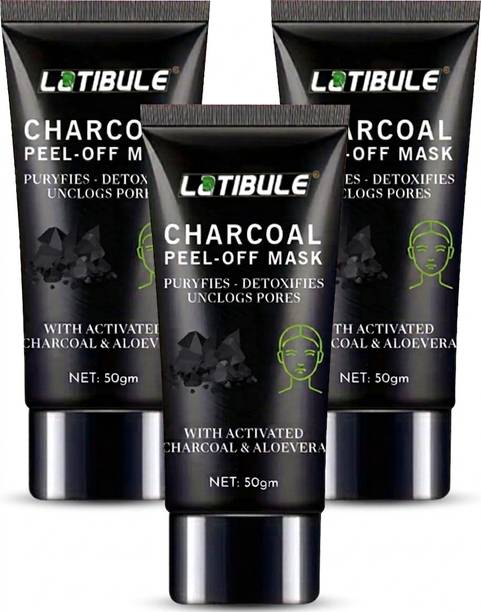 Latibule Charcoal Peel-Off Mask - Activated Charcoal Blackhead & Whitehead Removal