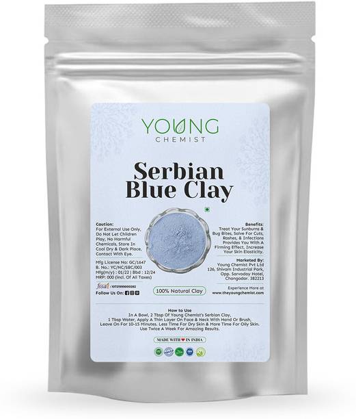 Young Chemist Serbian Blue Clay Powder | 500 g