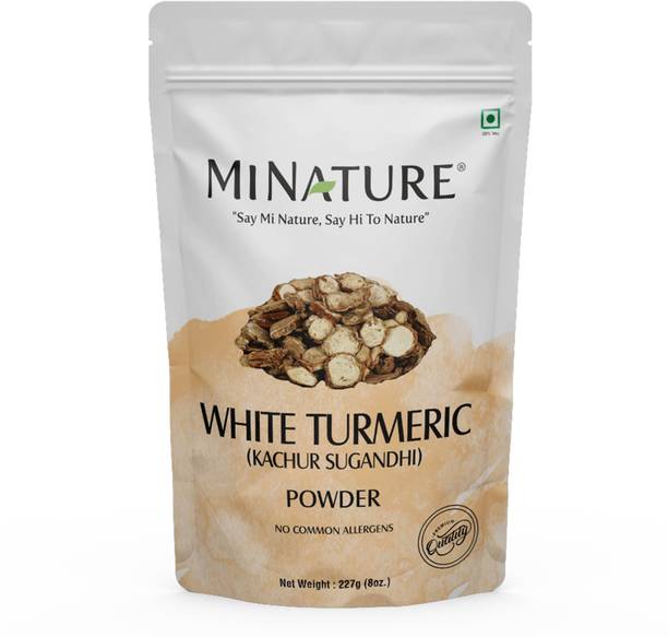 mi nature White Turmeric Powder| Kachur, Curcuma Zeodaria| 227g( 8 oz)| Does not stain