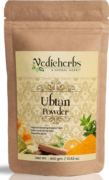 वैदिकहर्ब्स Ubtan Powder for Natural Glowing Skin, Tan Removal, Skin Whitening, Reduce Scars