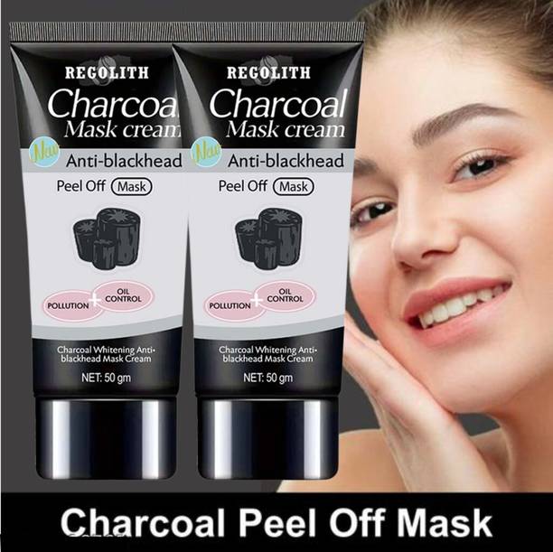 Regolith Charcoal Peel Off Mask for Smooth Texture, Deep Cleansing & Bright Skin