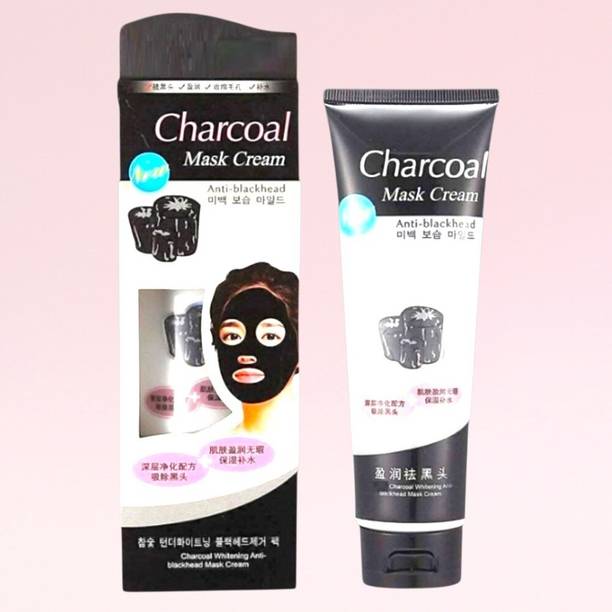 KONSTHYA Charcoal Oil Control Anti-Acne Deep Cleansing |Blackhead Removal Charcoal Mask