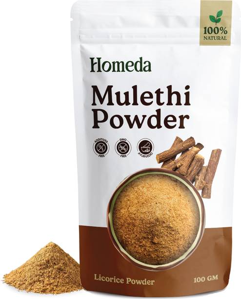 Homeda Mulethi Powder for Face, Hair, Eating, Skin, Licorice Root, Liquorice Yastimadhu