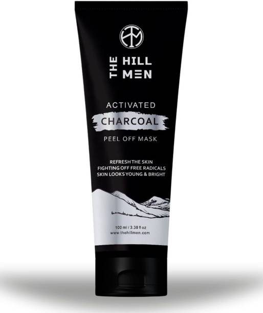 THE HILL MEN Activated Charcoal Peel Off mask | Cleans Pores, Removes Blackheads & De-Tans