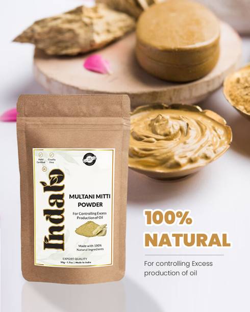 Indalo Multani Mitti Powder For Skin & Hair Repair