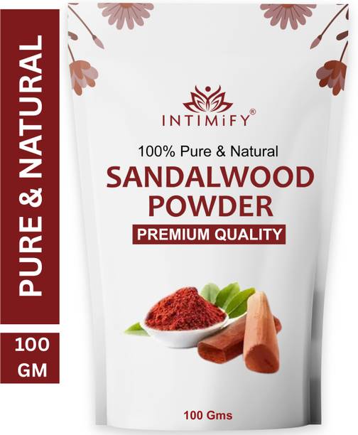 INTIMIFY Sandalwood Powder Face Pack for Glowing Skin & Tan Removal