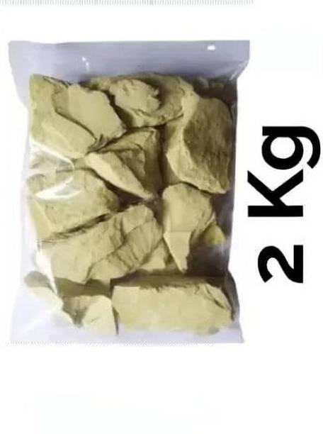 Elderwand 100% Natural Pure Multani Mitti Stone Form For Hair & Face Pack Glowing Dry Skin