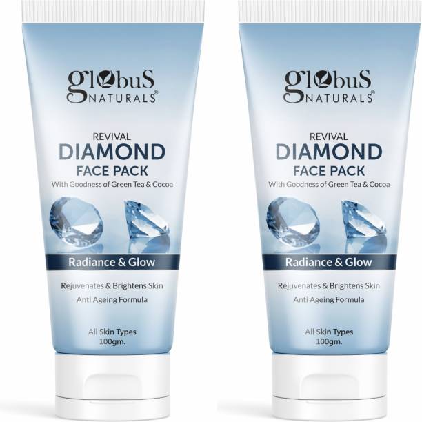 Globus Naturals Revival Diamond Face Pack For Shine Boosting & Anti-Ageing