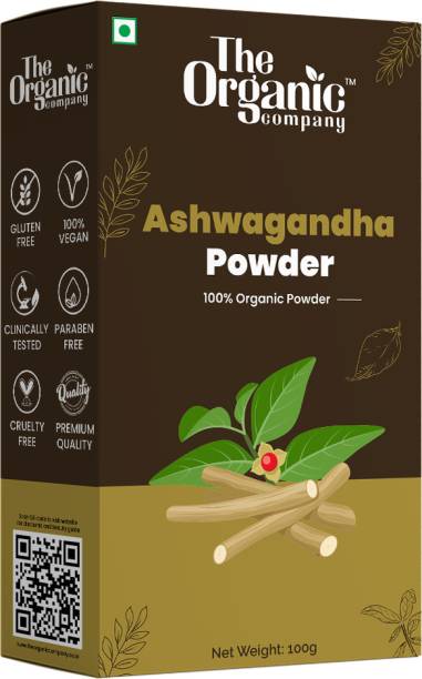 The Organic Company Ashwagandha Powder For Face | Height Growth | Skin | Hair | Root | Edible | Pure