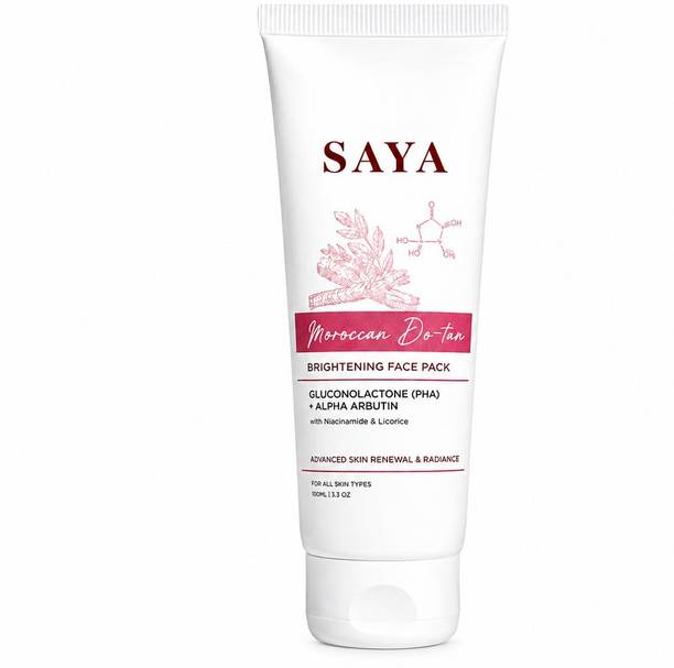 saya Trending De-Tan PHA Alpha Arbutin Brightening Face Pack 100ml