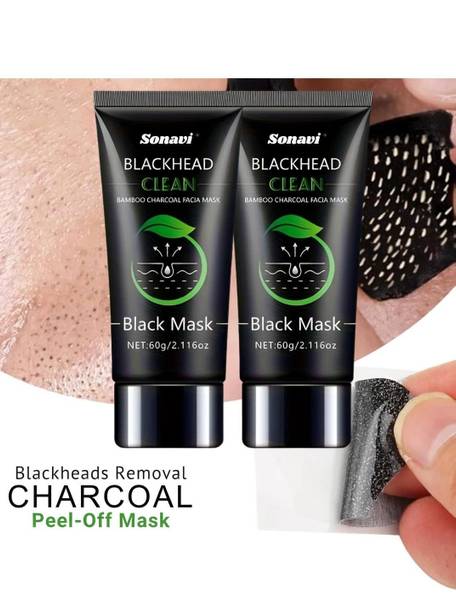Sonavi Charcoal Peel Off Mask Blackhead Acne & Remove Dead Skin And Whitening Face