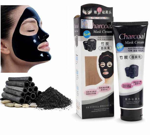 CHARCOAL MASK CREAM For Charcoal Blackhead Removal Detox Face Mask