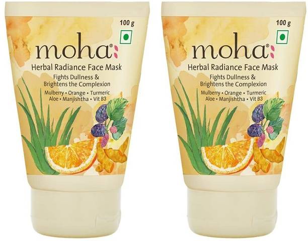 Moha Herbal Radiance Face Mask pack of 2