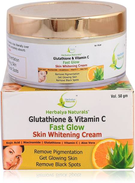 Herbalya Naturals Skin Whitening Pigmentation Cream Gutathione Vitamin C with SPF 30