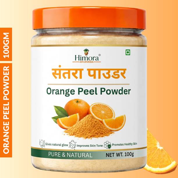 Himora Ayurveda Orange Peel Powder for Glowing Skin & Brightening | 100% Natural & Organic