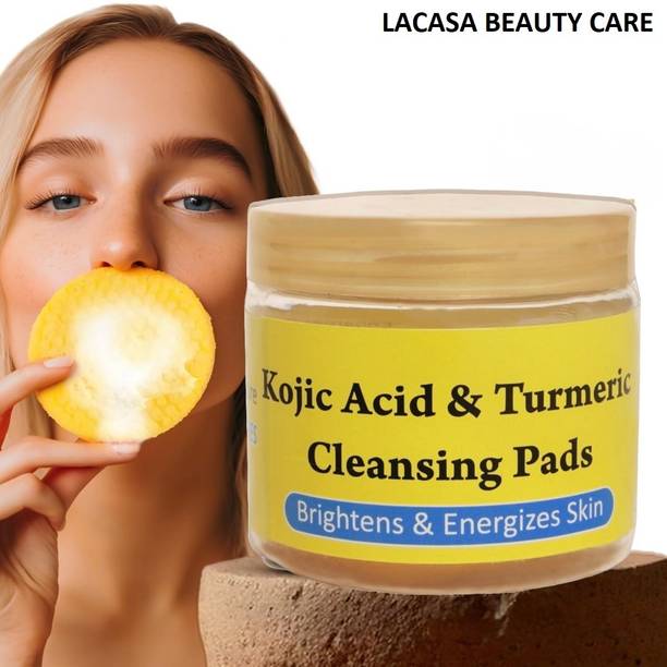 LACASA BEAUTY CARE kojic acid and turmeric cleansing pads-DSM Face Wash