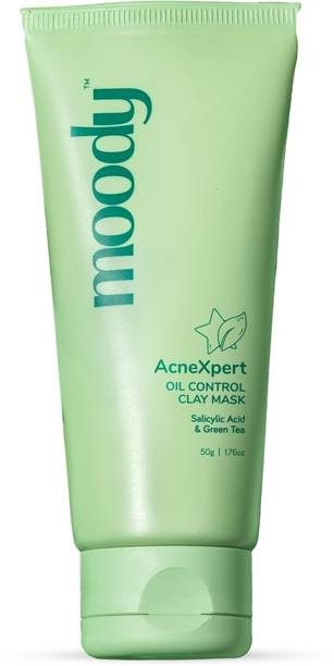 मूडी AcneXpert Oil Control Clay Mask with Salicylic Acid & Green Tea