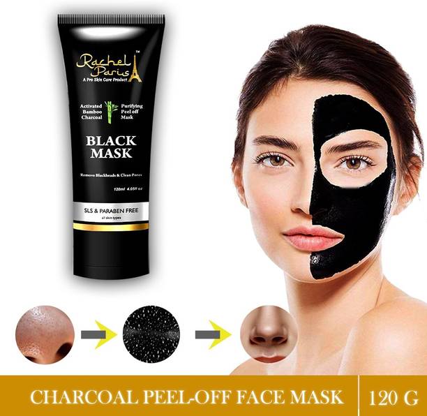 Rachel Paris Natural Charcoal Peel Off mask for Men & Women