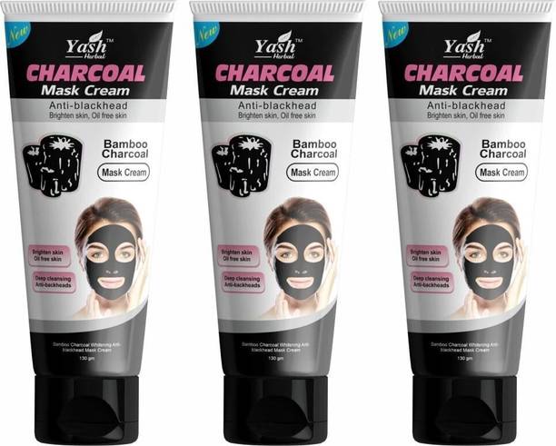 Yash Herbal Charcoal peel off mask Face Mask Cream Blackhead Removal For Women & Men