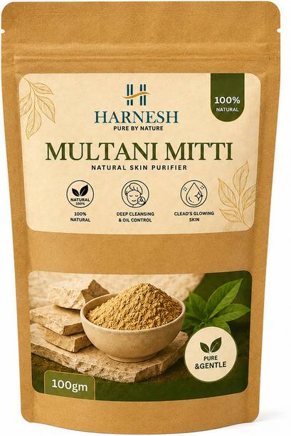 harnesh Organic Multani Mitti Powder (Bentonite Clay)