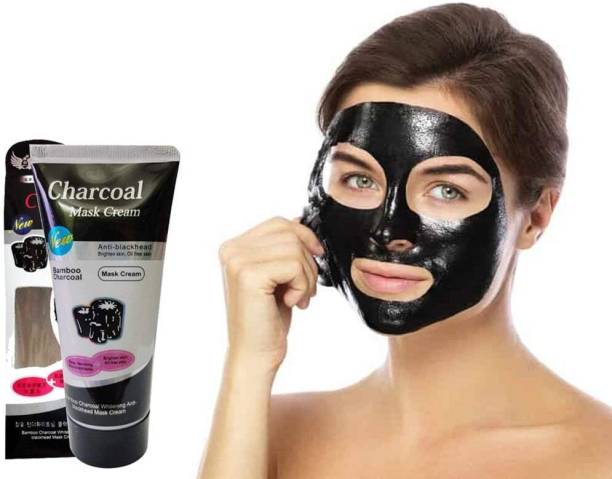 BLOM Charcoal Essence Detoxifying Charcoal Face Mask for Clear Glowing Skin
