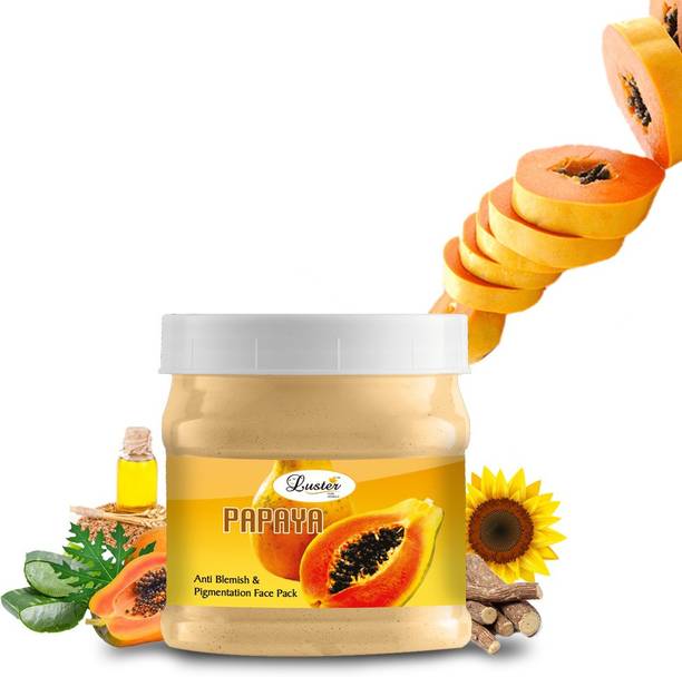 Luster Papaya Face Pack for Glowing skin | Anti - Blemish & Pigmentation
