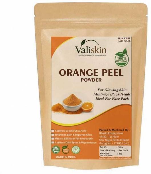 Valiskin Orange Peel Powder for Face Pack and Skin Whitening
