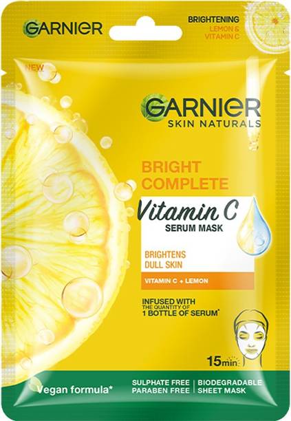 GARNIER Skin Naturals Bright Complete Vit C Face Serum Sheet Mask