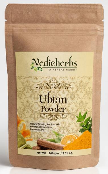 वैदिकहर्ब्स Ubtan Powder for Natural Glowing Skin, Tan Removal, Skin Whitening, Reduce Scars