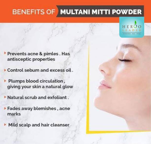 herboleader Mulethi Powder For Face,Yashtimadhu Powder, Liquorice (Licorice) Powder for Skin