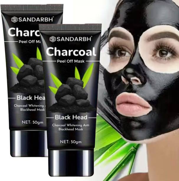 Sandarbh Blackhead Remover Peel Off Mask with Charcoal