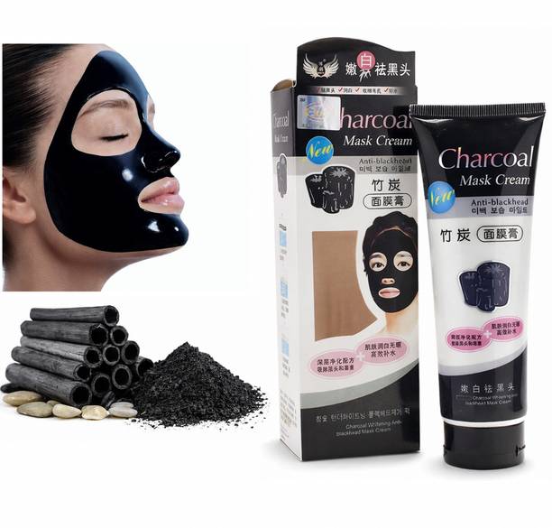 CHARCOAL MASK CREAM For Deep Pore Detox Charcoal Skin Purifying Face Mask