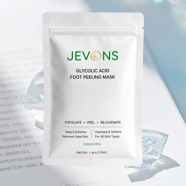 JEVONS glycolic acid foot peel for soft and smooth feet