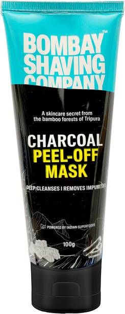 BOMBAY SHAVING COMPANY Charcoal Peel off Mask | Face Pack for DeTan & Blackhead Removal