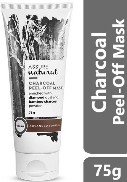 DENTASSURE Natural Charcoal Peel-Off Mask (helps to pull out blackheads, dead skin)