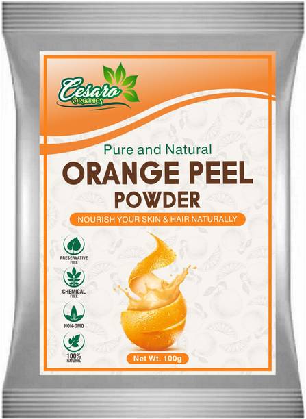 Cesaro Organics Natural Orange Peel Powder For Skin Whitening Face, Skin & Hair Care