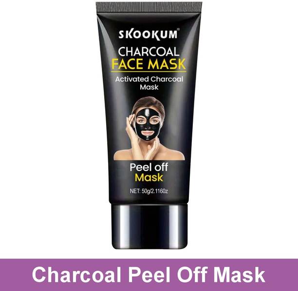 Sandarbh Activated Charcoal Peel Off Mask for Instant Skin Brightening & Tan Removal