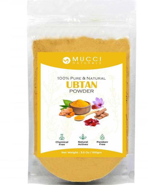 Mucci Ubtan Powder for Skin Whitening,Tan Removal Reduces Dark Circles,Acne & Pimples