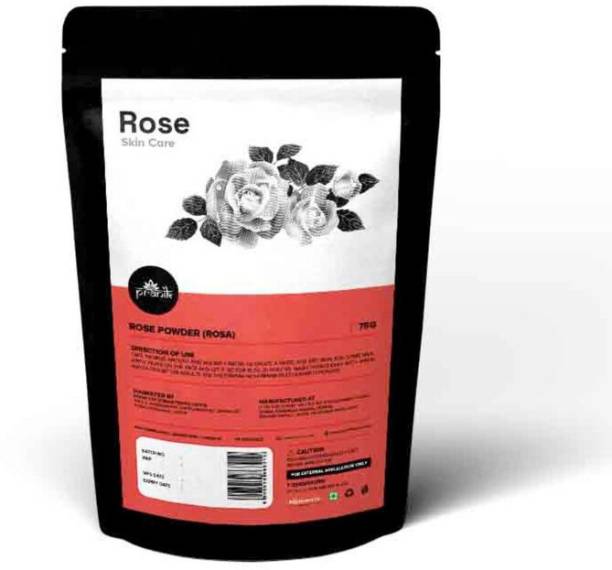 Pranik Rose Face Pack Powder for Unisex - 75 G Price in India