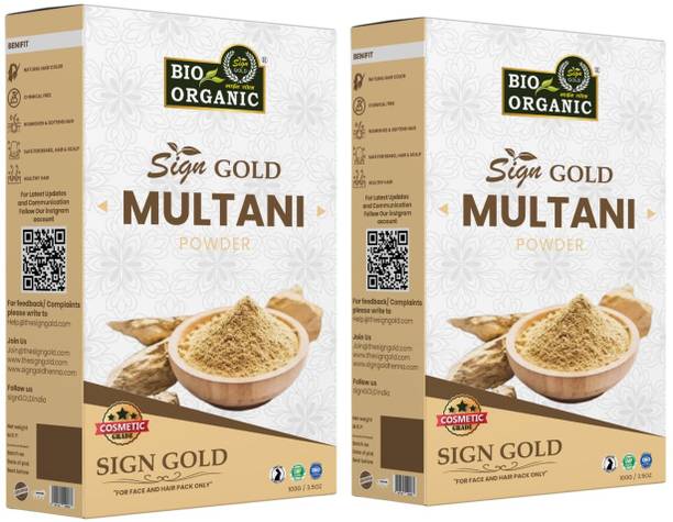 sign gold Organic Multani Mitti Powder