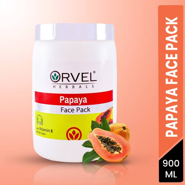 orvel HERBALS PAPAYA FACE PACK | WITH PAPAYA EXTRACTS & HONEY