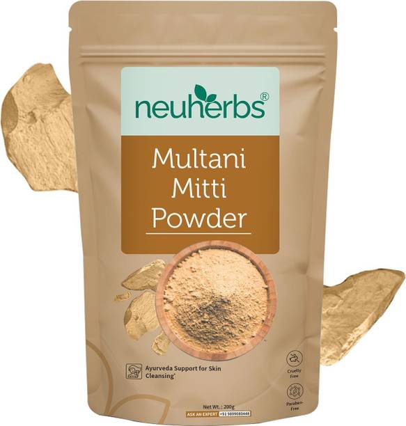 Neuherbs Multani Mitti Powder For Skin Cleansing With No Artificial Colour & Additives
