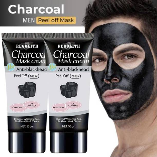 Regolith Purifying Charcoal Face Mask Peel Off for Deep Cleansing & Refreshing Glow