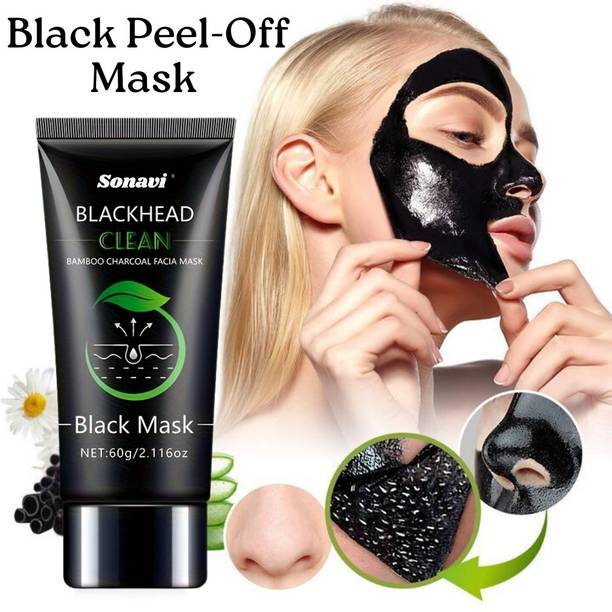 Sonavi Charcoal Peel-Off Mask for Clear and Smooth Skin| Charcoal Face Mask