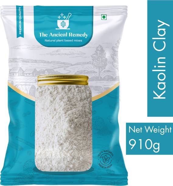 THE ANCIENT REMEDY Kaolin Clay Powder | Chinni Mitti Powder For Face Pack, Skin Care, Hair Masks