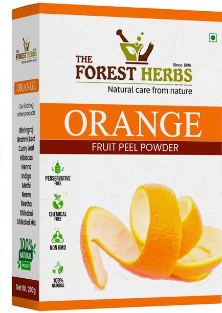 Forest Herbs Organic 100% Natural Orange Peel Powder For Face Skin Whitening