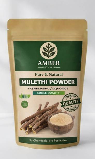Amber 100% Natural Pure Mulethi Powder | Yashtimadhu | Liquorice | FACE AND SKIN care