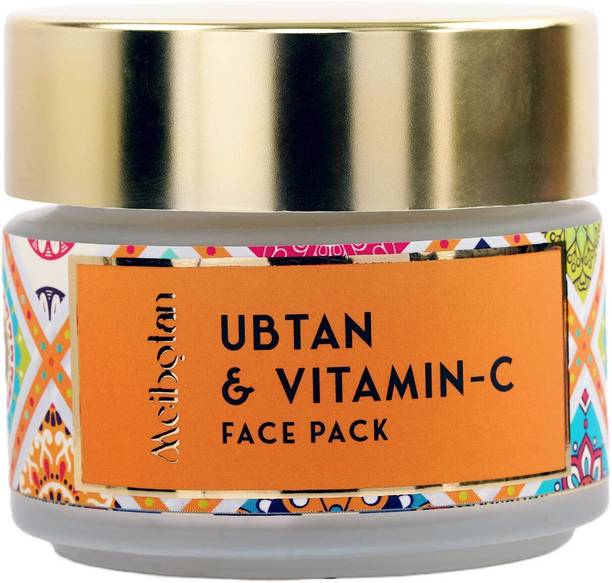 MEIBOTAN Ubtan & Vitamin-C Face Pack Helps to Skin Tone Glowing Skin Fairness & Tanning