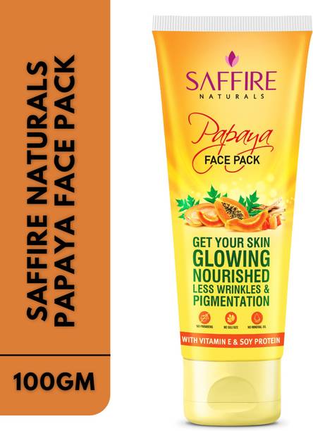 SAFFIRE Naturals Papaya Face Pack