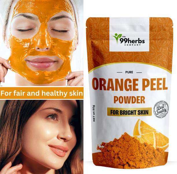The 99 Herbs Company The 99 Herbs Orange Peel Face Pack Powder 50 g for Glow & Tan Removal